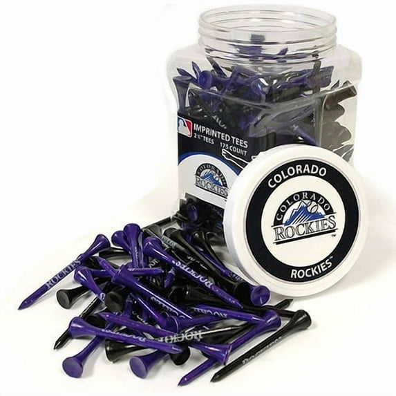 Team Golf MLB COLORADO ROCKIES Jar Of 175 Golf Tees
