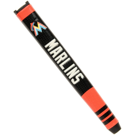 Team Golf MLB Florida Marlins Putter Grip w/ Gel Top Ball Marker (Black) NEW