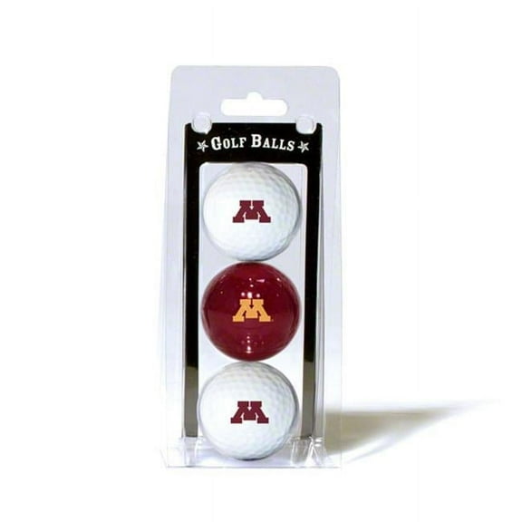 Team Golf Minnesota Golden Gophers Golf Balls, Multi-Color, 3 Pack