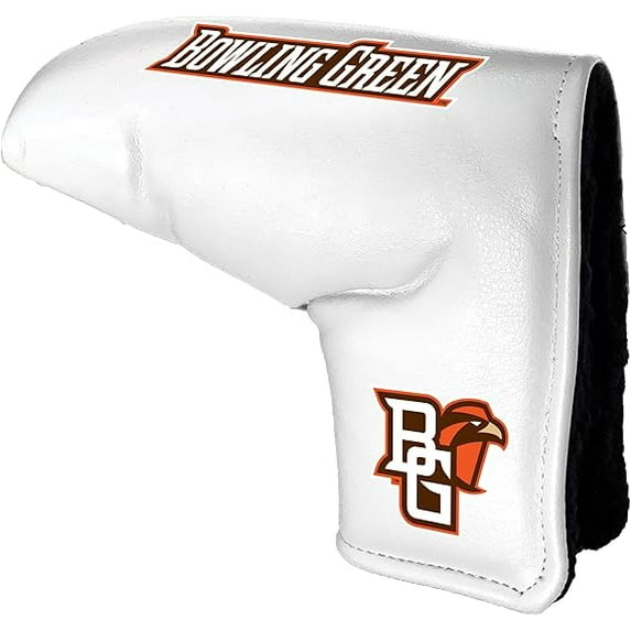 Team Golf NCAA BOWLING GREEN Tour Blade Putter Cover (White) - Printed
