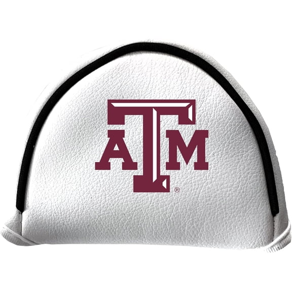 Team Golf NCAA IOWA Putter Cover - Mallet (White) - Printed