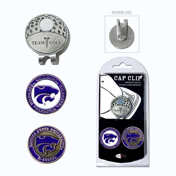 NCAA Kansas State Wildcats 2 Marker Golf Cap Clip