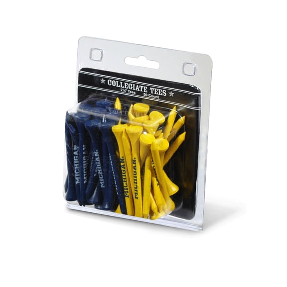 Team Golf NCAA Michigan Wolverines Pack Of 50 Golf Tees