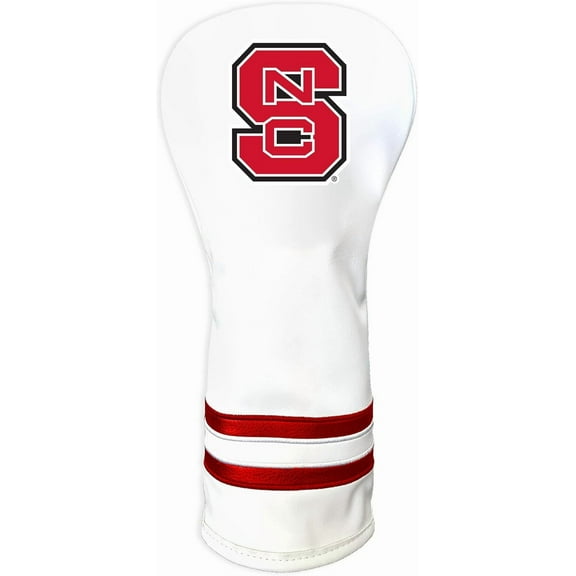 Team Golf NCAA NORTH CAROLINA ST White Vintage Fairway Head Cover