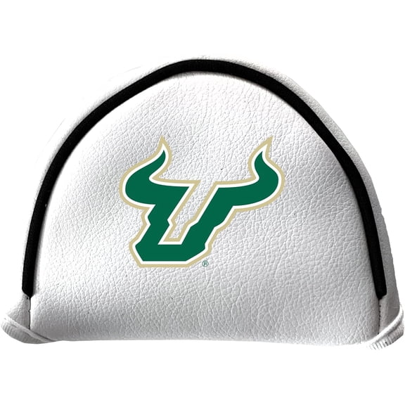 Team Golf NCAA SOUTH FLORIDA Putter Cover - Mallet (White) - Printed