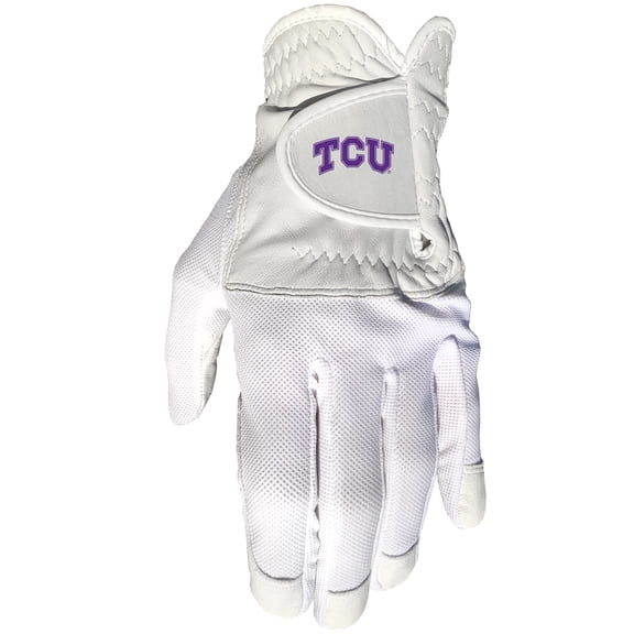 Team Golf NCAA TEXAS CHRISTIAN Cool Mesh With Cabretta Leather - One Size - Mens Left