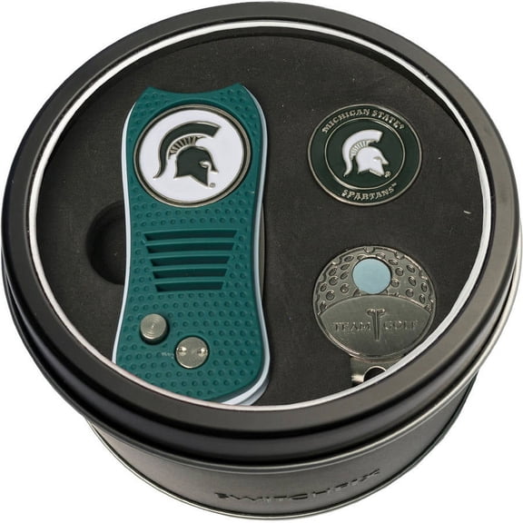 Team Golf NCAA Tin Gift Set with Switchblade Divot Tool, Cap Clip and Ball Marker