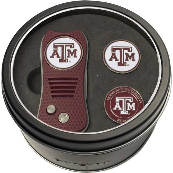 Team Golf NCAA Tin Gift Set with Switchfix Divot Tool and 2 Ball Markers