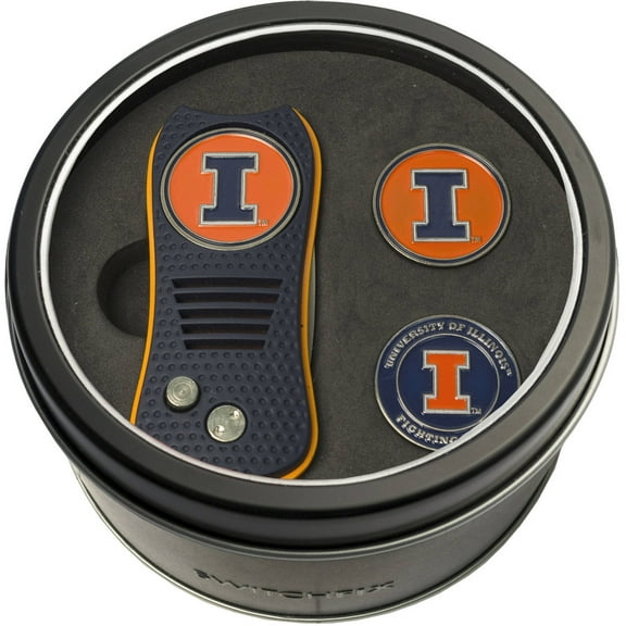 Team Golf NCAA Tin Gift Set with Switchfix Divot Tool and 2 Ball Markers