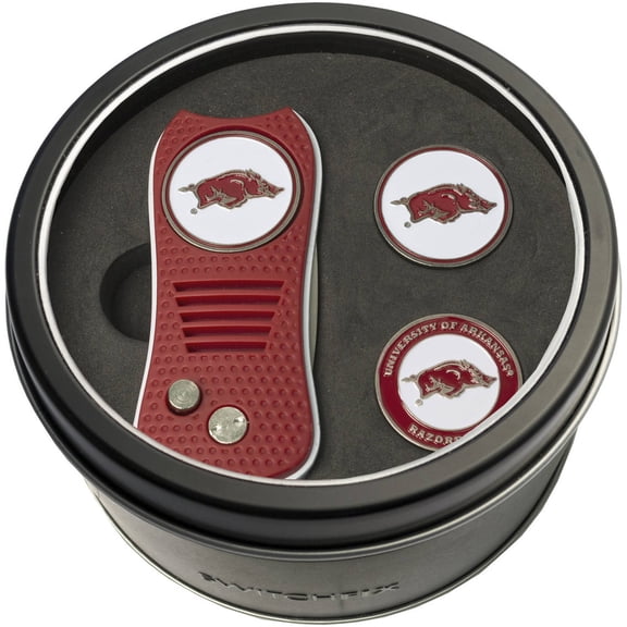 Team Golf NCAA Tin Gift Set with Switchfix Divot Tool and 2 Ball Markers