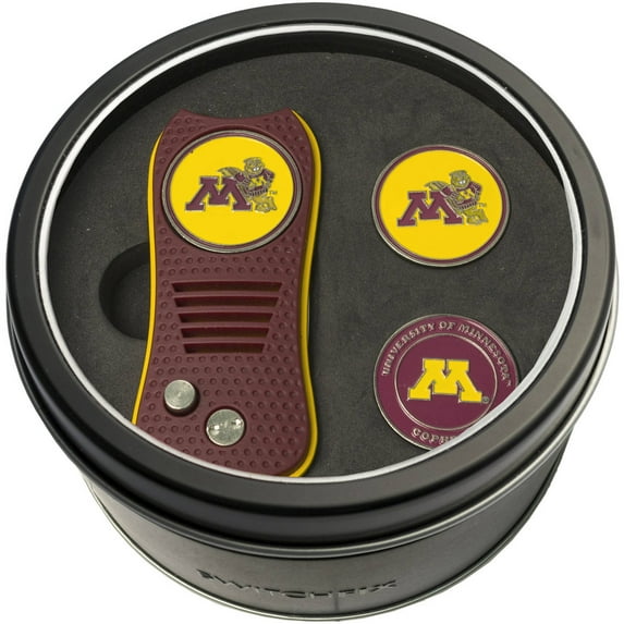 Team Golf NCAA Tin Gift Set with Switchfix Divot Tool and 2 Ball Markers