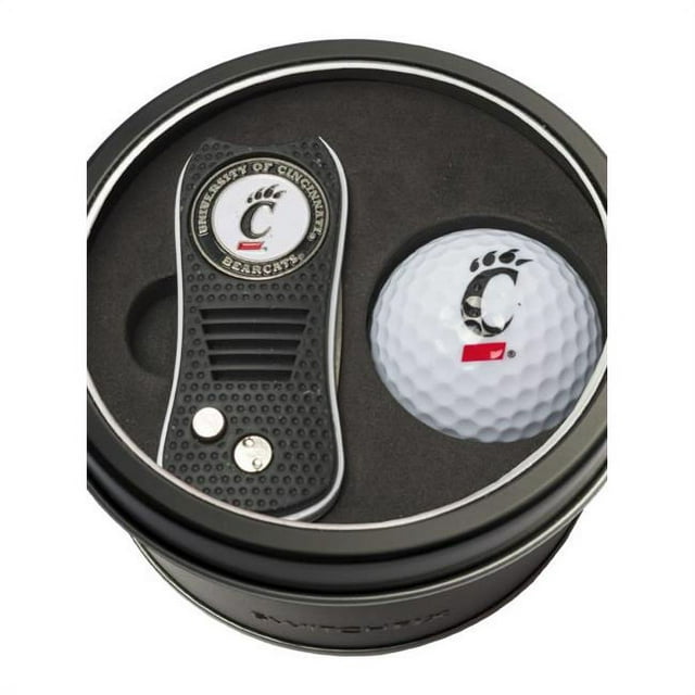Team Golf NCAA Tin Gift Set with Switchfix Divot Tool and Golf Ball