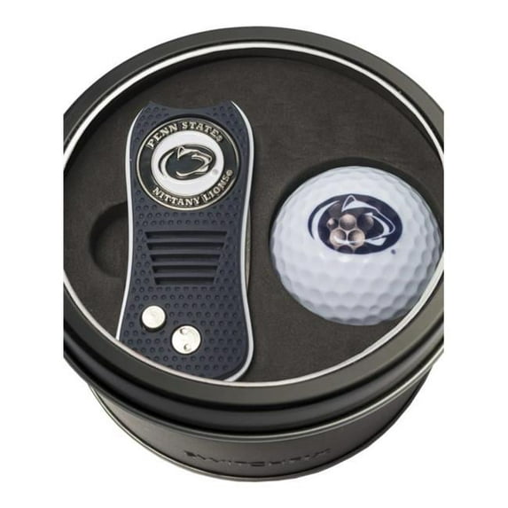 Team Golf NCAA Tin Gift Set with Switchblade Divot Tool and Golf Ball