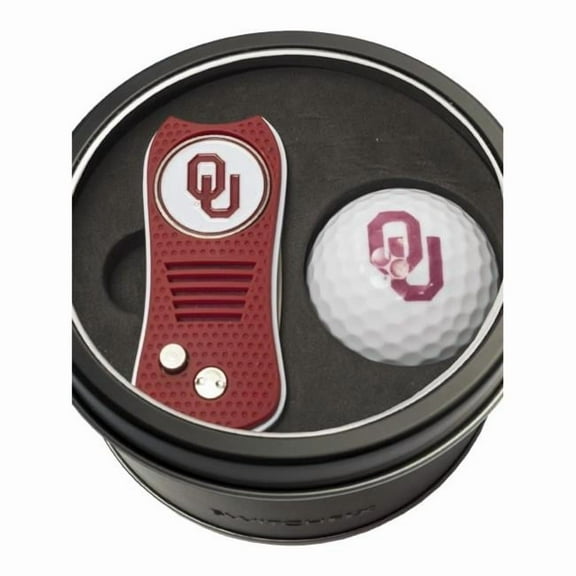 Team Golf NCAA Tin Gift Set with Switchfix Divot Tool and Golf Ball