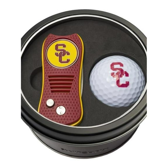 Team Golf NCAA Tin Gift Set with Switchfix Divot Tool and Golf Ball