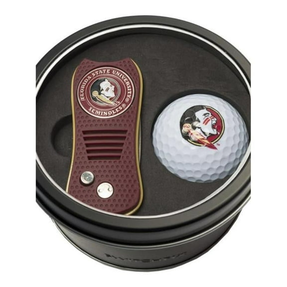 Team Golf NCAA Tin Gift Set with Switchfix Divot Tool and Golf Ball
