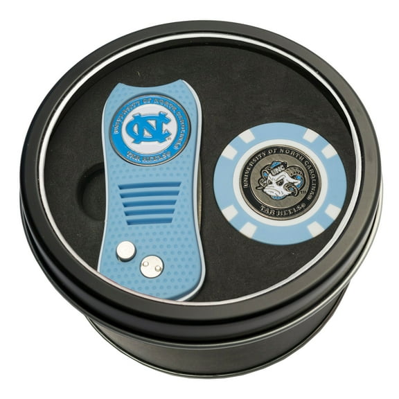 Team Golf NCAA Tin Gift Set with Switchfix Divot Tool and Golf Chip