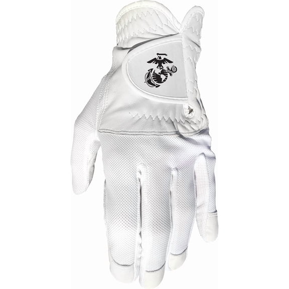Team Golf NCAA US MARINES Cool Mesh With Cabretta Leather - One Size - Mens Left