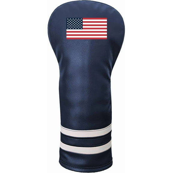 Team Golf NCAA USA FLAG Vintage Fairway Headcover (Color) - Printed