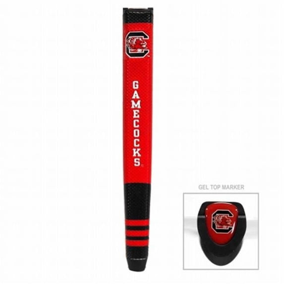 Team Golf NCAA USC Gamecocks Putter Grip w/ Gel Top Ball Marker (Garnet) NEW