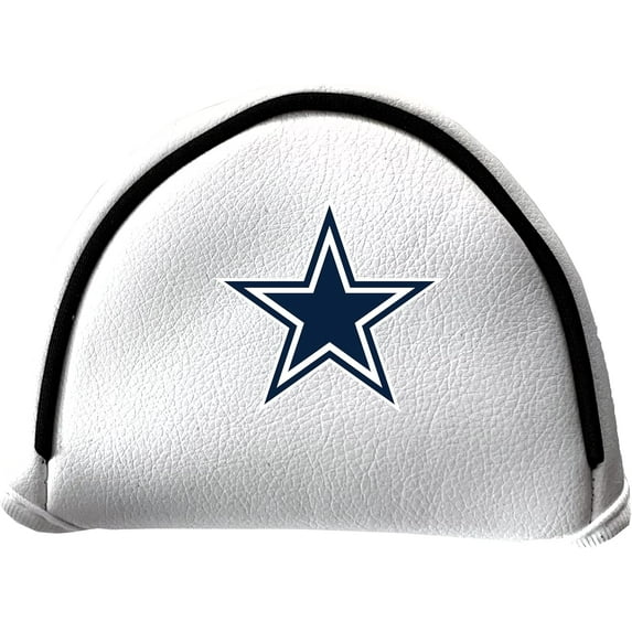 Team Golf NFL DALLAS COWBOYS Putter Cover - Mallet (White) - Printed