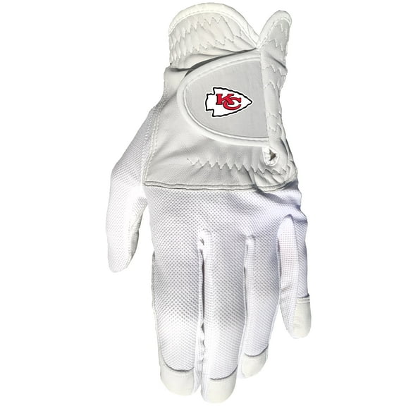 Team Golf NFL KANSAS CITY CHIEFS Cool Mesh With Cabretta Leather - One Size - Mens Left