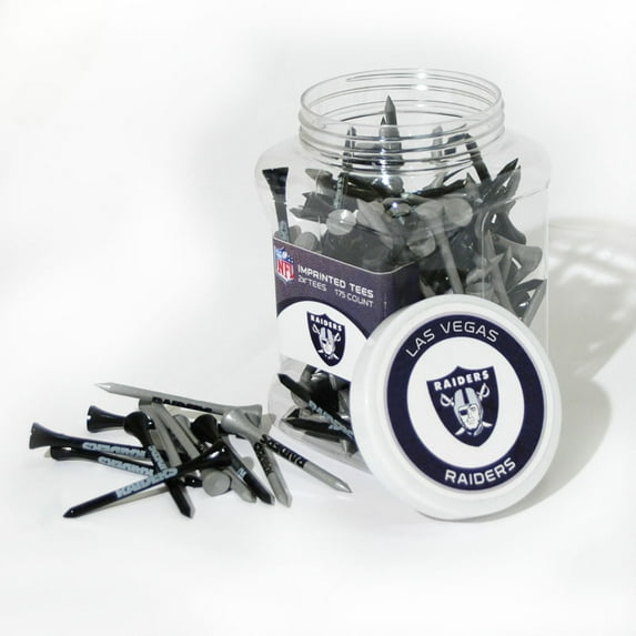 Team Golf NFL LAS VEGAS RAIDERS Jar Of 175 Golf Tees