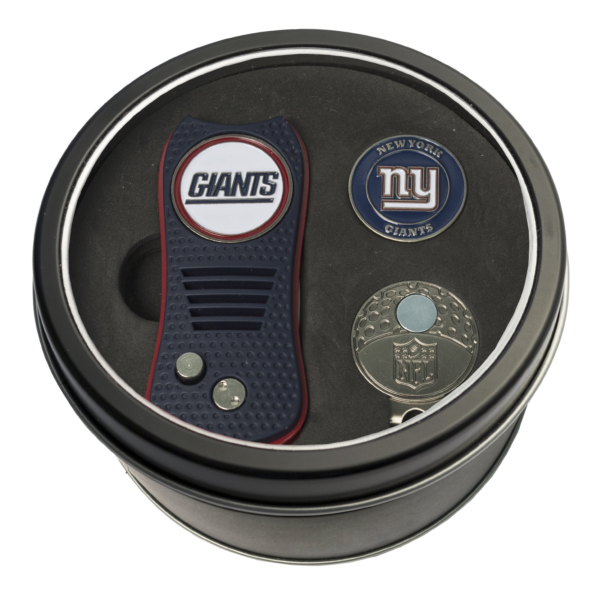 Team Golf NFL NEW YORK GIANTS Tin Gift Set with Retractable Divot Tool ...