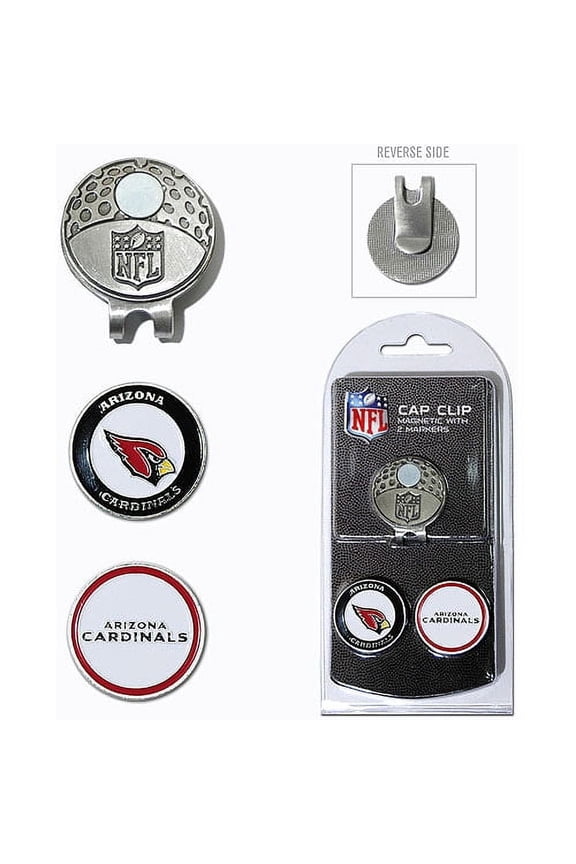 Team Golf NFL New Orleans Saints Golf Cap Clip with 2 Removable Double-Sided Enamel Magnetic Ball Markers, Attaches Easily to Hats