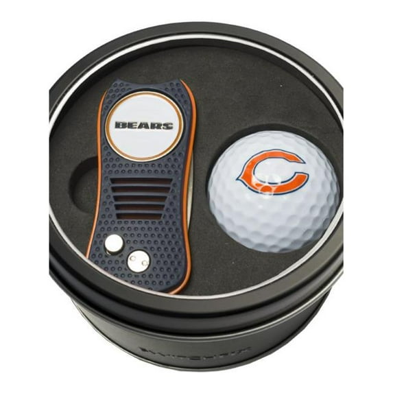 Team Golf NFL Tin Gift Set with Switchfix Divot Tool and Golf Ball