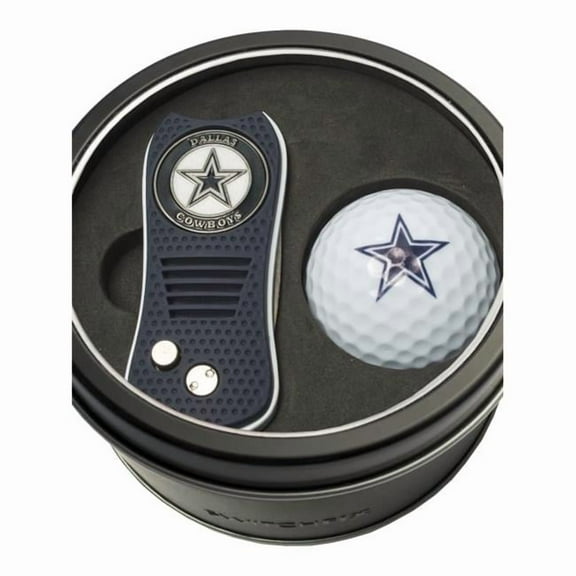 Team Golf NFL Tin Gift Set with Switchfix Divot Tool and Golf Ball
