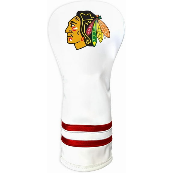 Team Golf NHL CHICAGO BLACKHAWKS White Vintage Fairway Head Cover
