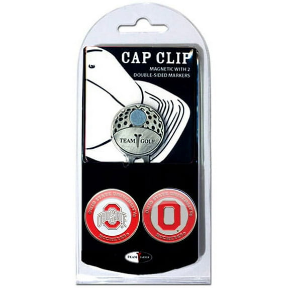 Team Golf NCAA OHIO ST Cap Clip With 2 Golf Ball Markers