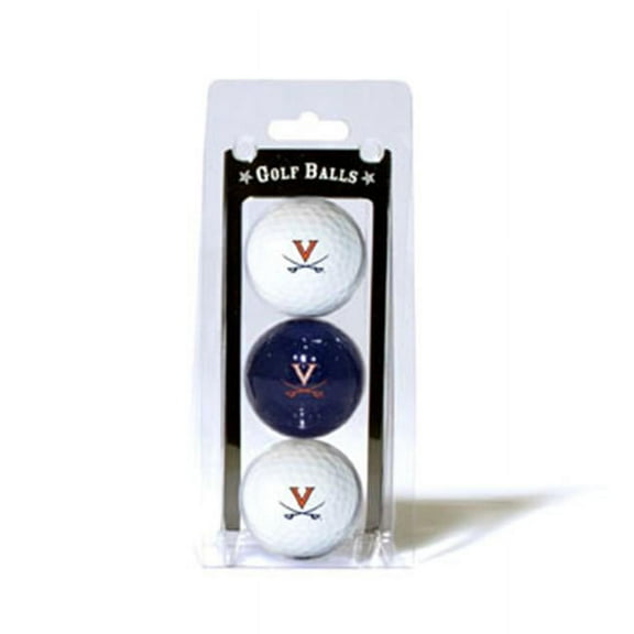 Team Golf Virginia Cavaliers Golf Balls, Multi-Color, 3 Pack