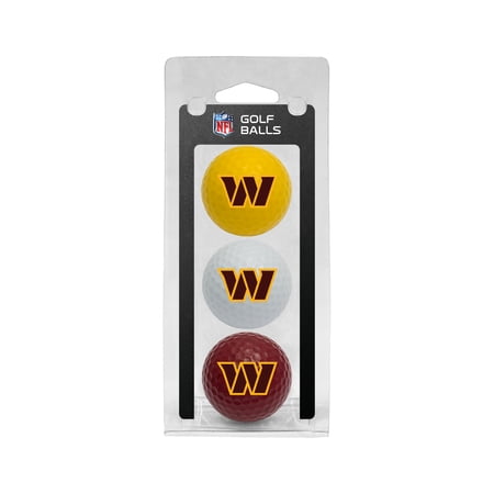 Team Golf Washington Commanders Golf Balls, Assorted Colors, 3 Pack price history and forecast - Team Golf 33105