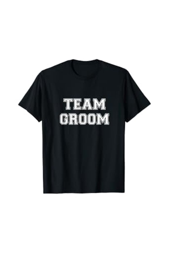 Team Groom Matching Bachelor Party Wedding T-Shirt, Unisex T-Shirt