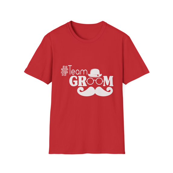 Team Groom #TeamGroom Bachelor Party | Wedding | Bridal Partys | Stag Party | Bachelor Party| Funny Unisex Softstyle T-Shirt