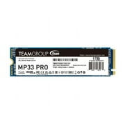 Team Group MP33 PRO M.2 2280 1TB PCIe 3.0 x4 with NVMe 1.3 3D NAND Internal Solid State Drive SSD TM8FPD001T0C101