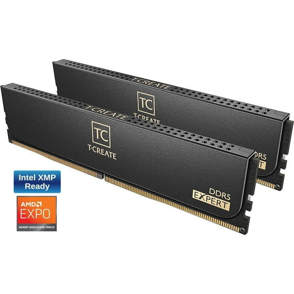 Team Group T-CREATE EXPERT 32GB (2 x 16GB) 288-Pin PC RAM DDR5 6000 (PC5 48000) Desktop Memory Model CTCED532G6000HC30DC01