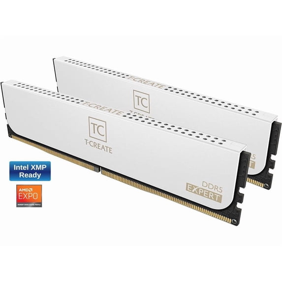 Team Group T-CREATE EXPERT 64GB (2 x 32GB) 288-Pin PC RAM DDR5 6000 (PC5 48000) Desktop Memory Model CTCWD564G6000HC34BDC01