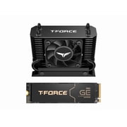 Team Group T-FORCE GE PRO M.2 2280 4TB PCIe Gen 5.0x4 with NVMe 2.0 3D NAND Internal Solid State Drive SSD with AirFlow 1 TM8FG3004T0C133