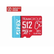 Team Group microSD Express Card – 512GB for Nintendo Switch 2, Steam Deck, and ROG Ally (TAPMSDE512GIV30A102)