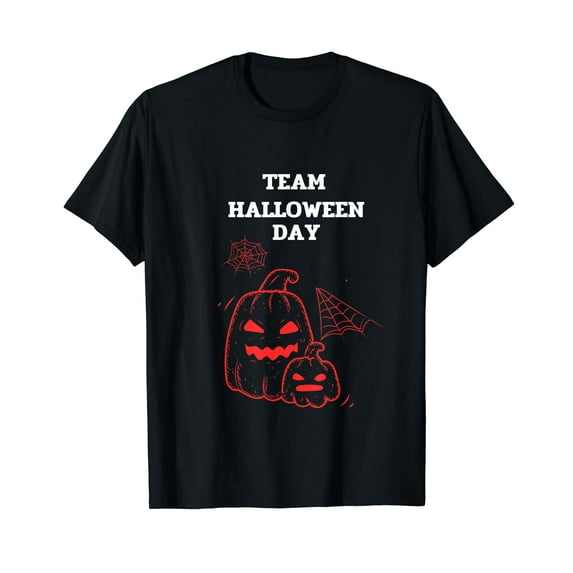 Team Halloween day Black T-Shirt
