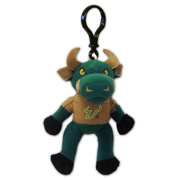 Team Heads South Florida Bulls Rocky the Bull Key Chain Clip