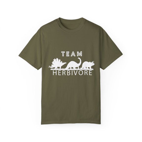 Team Herbivore Vegan Clothing Unisex Garment-Dyed T-shirt