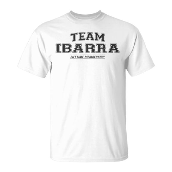 Team Ibarra Proud Family Surname Last Name TShirt