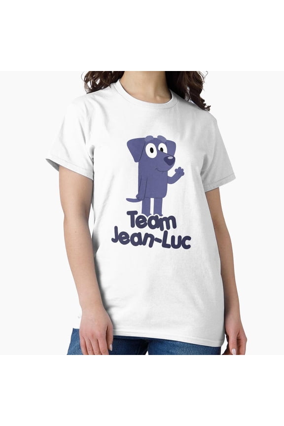 Team Jean Luc Adorable French Lab Camping Puppy Athletics Supporter Top T-Shirt