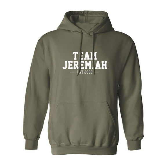 Team Jeremiah Est 2022 Adult Hooded Sweatshirt