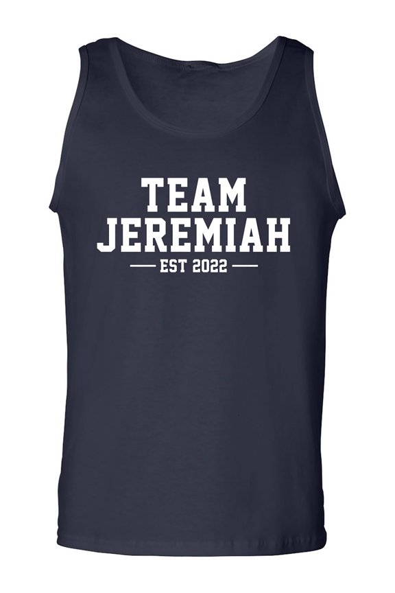 Team Jeremiah Est 2022 Adult Tank Top