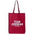 thumbnail image 1 of Team Jeremiah Est 2022 Cotton Canvas Tote Bag, 1 of 1